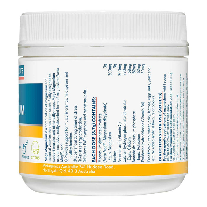 Ethical Nutrients Mega Magnesium Powder Citrus _2