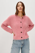MELO CARDIGAN - HEATHER PINK