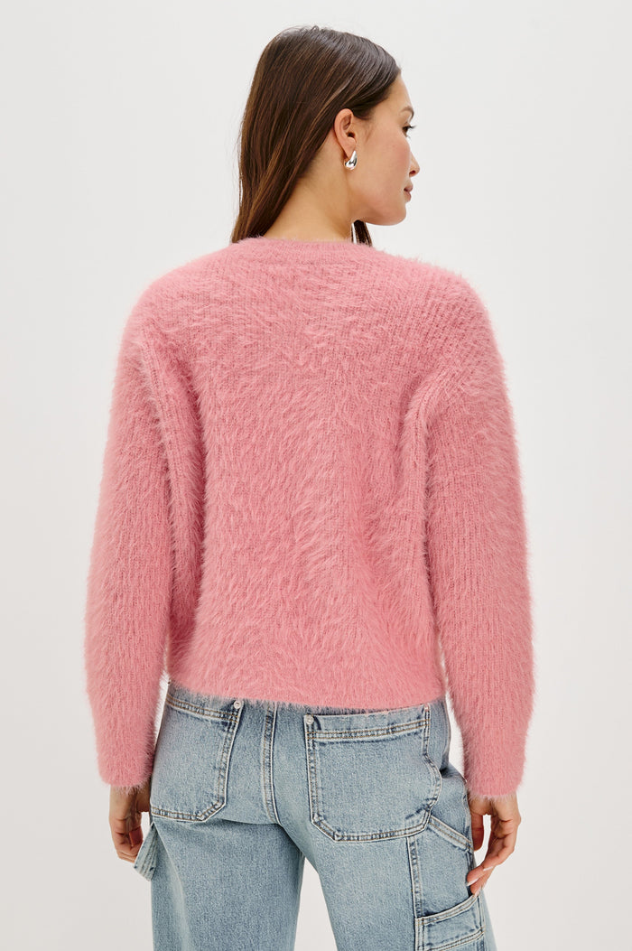 MELO CARDIGAN - HEATHER PINK