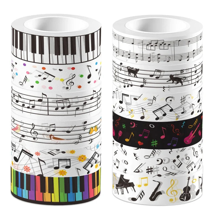 Melody Notes Washi Tape Collection – Musical Edition - Original Kawaii Pen