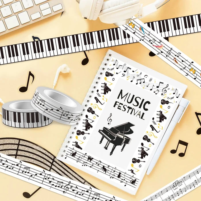 Melody Notes Washi Tape Collection – Musical Edition - Original Kawaii Pen