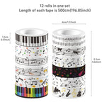Melody Notes Washi Tape Collection – Musical Edition - Original Kawaii Pen
