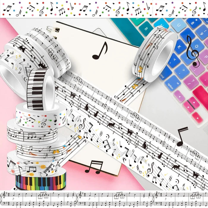 Melody Notes Washi Tape Collection – Musical Edition - Original Kawaii Pen