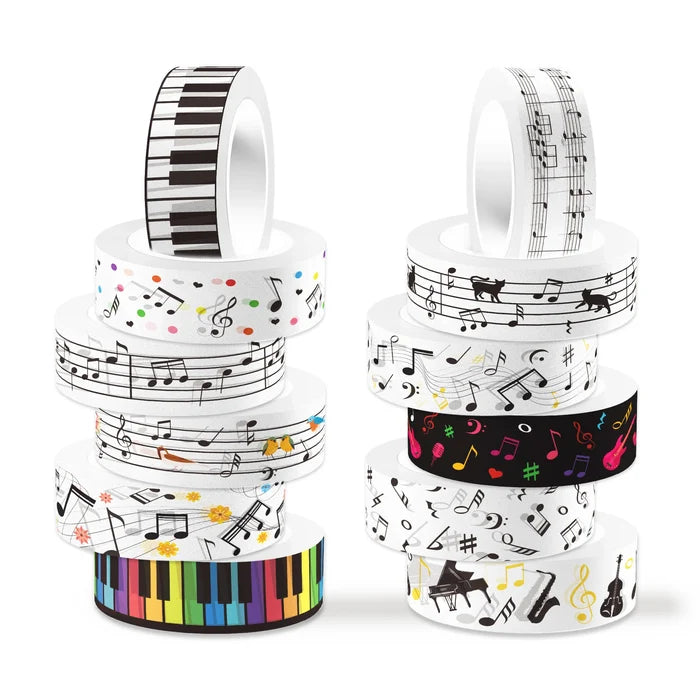 Melody Notes Washi Tape Collection – Musical Edition - Original Kawaii Pen