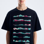 Men's Geo Landscape Tee - Black