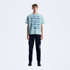 Men's Geo Landscape Tee - Light Blue