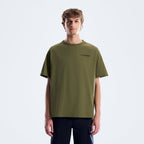 Men's Geo Mountain Tee - Dark Green