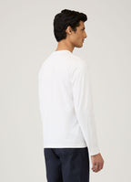 Men's Long Sleeve Riviera T-shirt in White