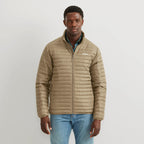 Men's Microlight Down Jacket-Dk Khaki-Regular-1