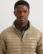 Men's Microlight Down Jacket-Dk Khaki-Regular-1