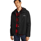 Men's Rainfoil® Waterproof Packable Hooded Jacket-Black-Regular-7