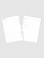 Mental Download Inserts, Cloth and Paper. Digital mockup of insert spread.