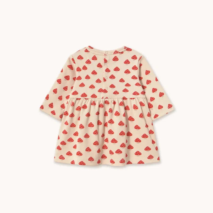 Mini Mushrooms Rib Baby Dress