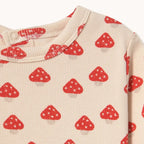 Mini Mushrooms Rib Baby Dress