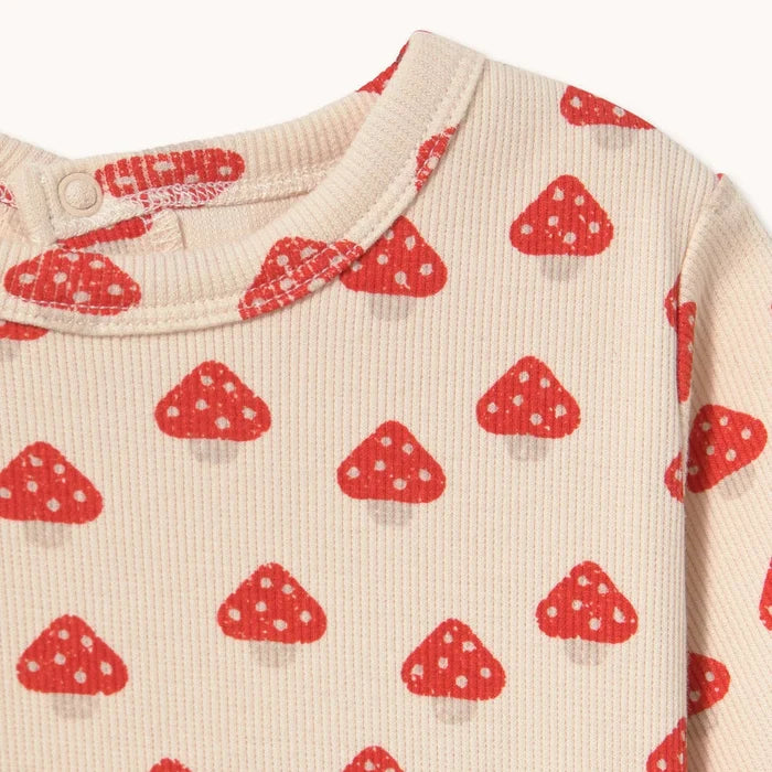 Mini Mushrooms Rib Baby Dress