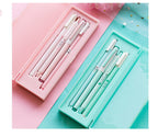 Mint & Pink Sakura Gel Pen Set - Limited Edition - Original Kawaii Pen