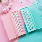 Mint & Pink Sakura Gel Pen Set - Limited Edition - Original Kawaii Pen