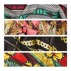 M&M Qfitt  LUX - Luxury Silky Satin Pattern Bonnet - Braid # 7031Afro - 6/packs - Palms Fashion Inc.