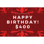 Modern Blaze Birthday Gift Cards - lifestyle view
