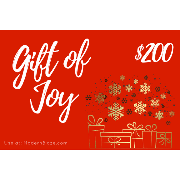 Gift Card - Modern Blaze Gift Cards - side view