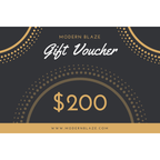 Modern Blaze Classy Gift Cards - side view