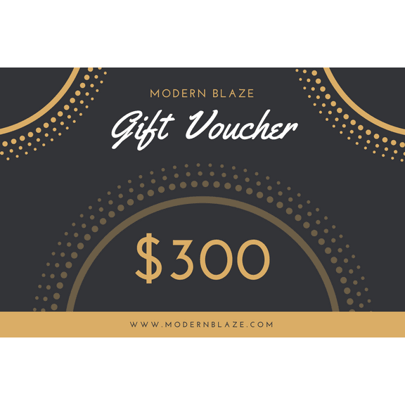 Modern Blaze Classy Gift Cards - detail view