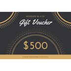 Modern Blaze Classy Gift Cards - installation view