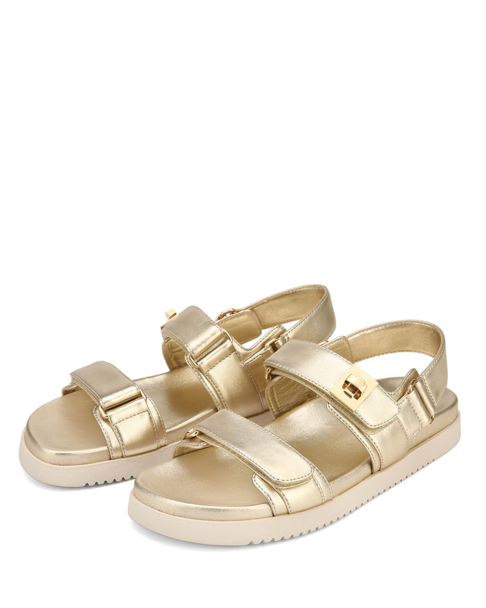 Mona Sheep Leather Gold