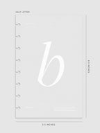 B / Half Letter 8-Disc Punch