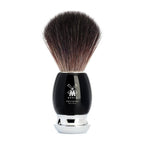 MÜHLE Vivo Black Resin 4-Piece Black Fiber & Safety Razor Shaving Set, Shaving Brush