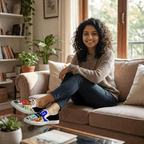 Netflix and Chill Slipons - The Quirky Naari