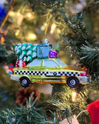 New York Checker Taxi Tree Ornament