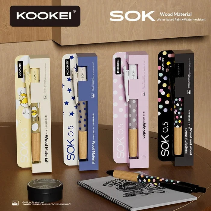 Oakline Gel Pen – Natural Edition - Original Kawaii Pen