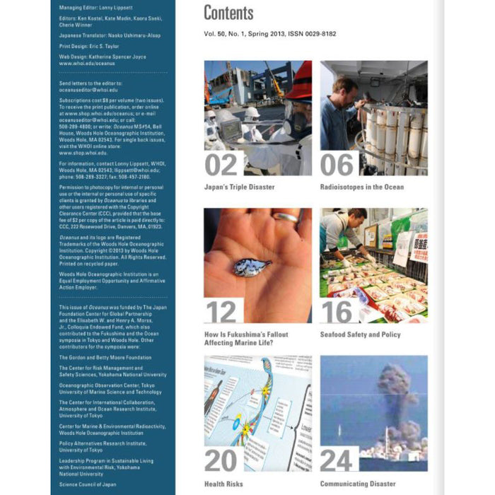 Oceanus Magazine: Fukushima and the Ocean