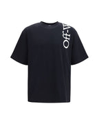 Off-White Black Cotton T-Shirt