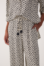 Off-White Vento Drawstring Pockets Wide-Leg Crepe Pants_5