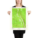 Old Map of Killington, Vermont by USGS, 1961 – Pico Peak & Green Mountain National Forest