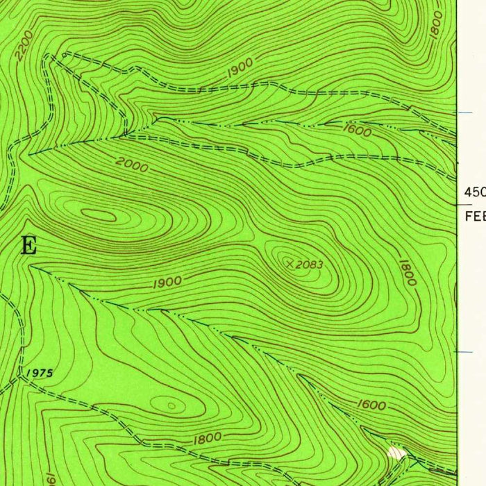 Old Map of Killington, Vermont by USGS, 1961 – Pico Peak & Green Mountain National Forest