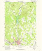 Old Map of Montpelier, Vermont by USGS, 1968 – East Montpelier, Worcester & Middlesex