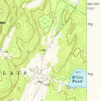 Old Map of Montpelier, Vermont by USGS, 1968 – East Montpelier, Worcester & Middlesex