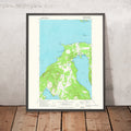 Old Map of Orcas Island, Washington by USGS, 1977 – Eastsound, Rosario & Deer Harbor