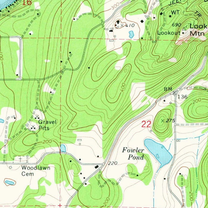 Old Map of Orcas Island, Washington by USGS, 1977 – Eastsound, Rosario & Deer Harbor