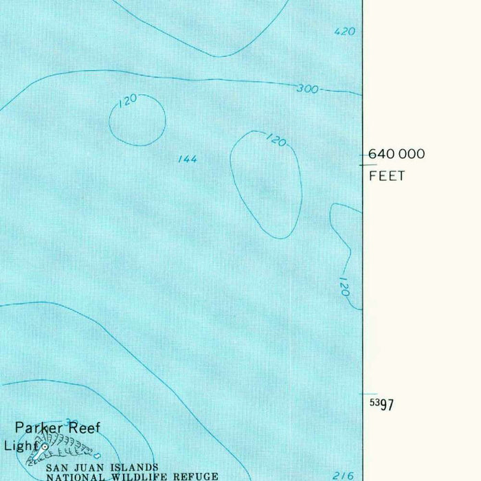 Old Map of Orcas Island, Washington by USGS, 1977 – Eastsound, Rosario & Deer Harbor