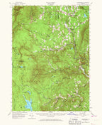 Old Map of Stratton, Vermont by USGS, 1957 – Londonderry, Jamaica & Green Mountains