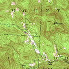 Old Map of Stratton, Vermont by USGS, 1957 – Londonderry, Jamaica & Green Mountains
