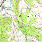 Old Map of Waitsfield, Vermont by USGS, 1970 – Mad River, East Waitsfield & Long Trail