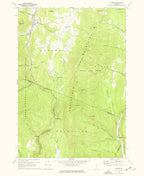 Old Map of Warren, Vermont by USGS, 1970 – Sugarbush Ski Area & Mad River