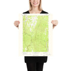 Old Map of Warren, Vermont by USGS, 1970 – Sugarbush Ski Area & Mad River