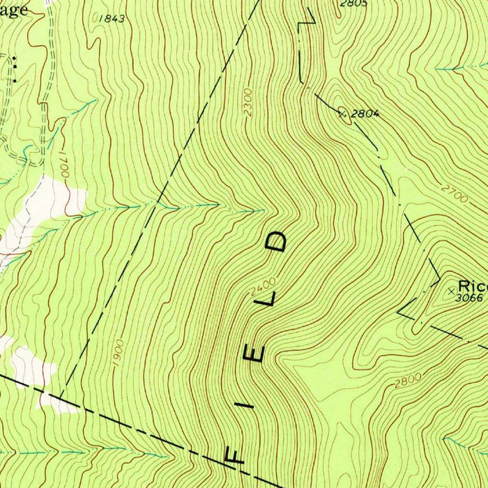 Old Map of Warren, Vermont by USGS, 1970 – Sugarbush Ski Area & Mad River