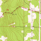 Old Map of Woodinville, Washington by USGS, 1953 – Bothell, Sammamish River & Lake Washington